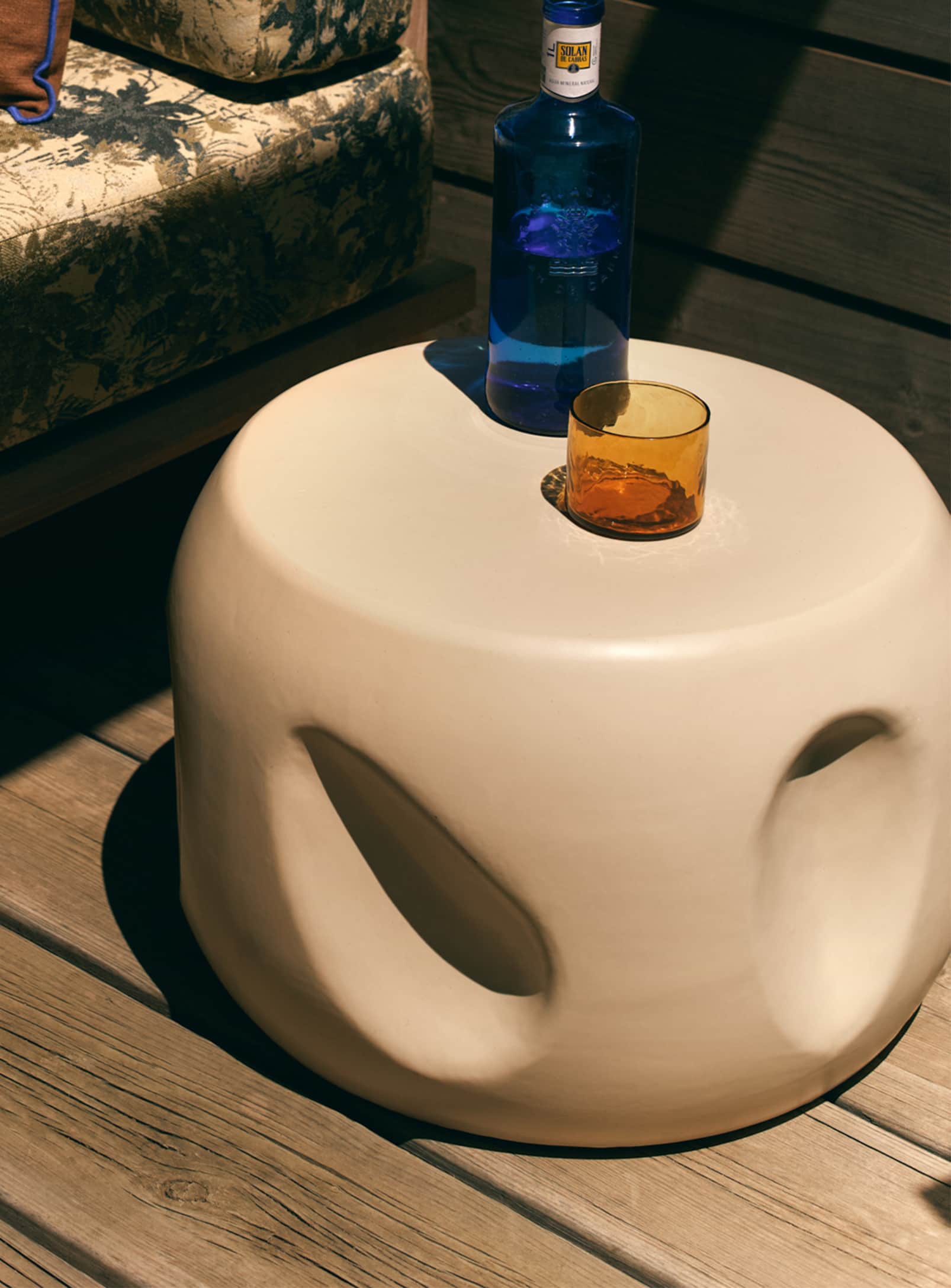 Table d'appoint Currents - Ø 38 cm - Sable