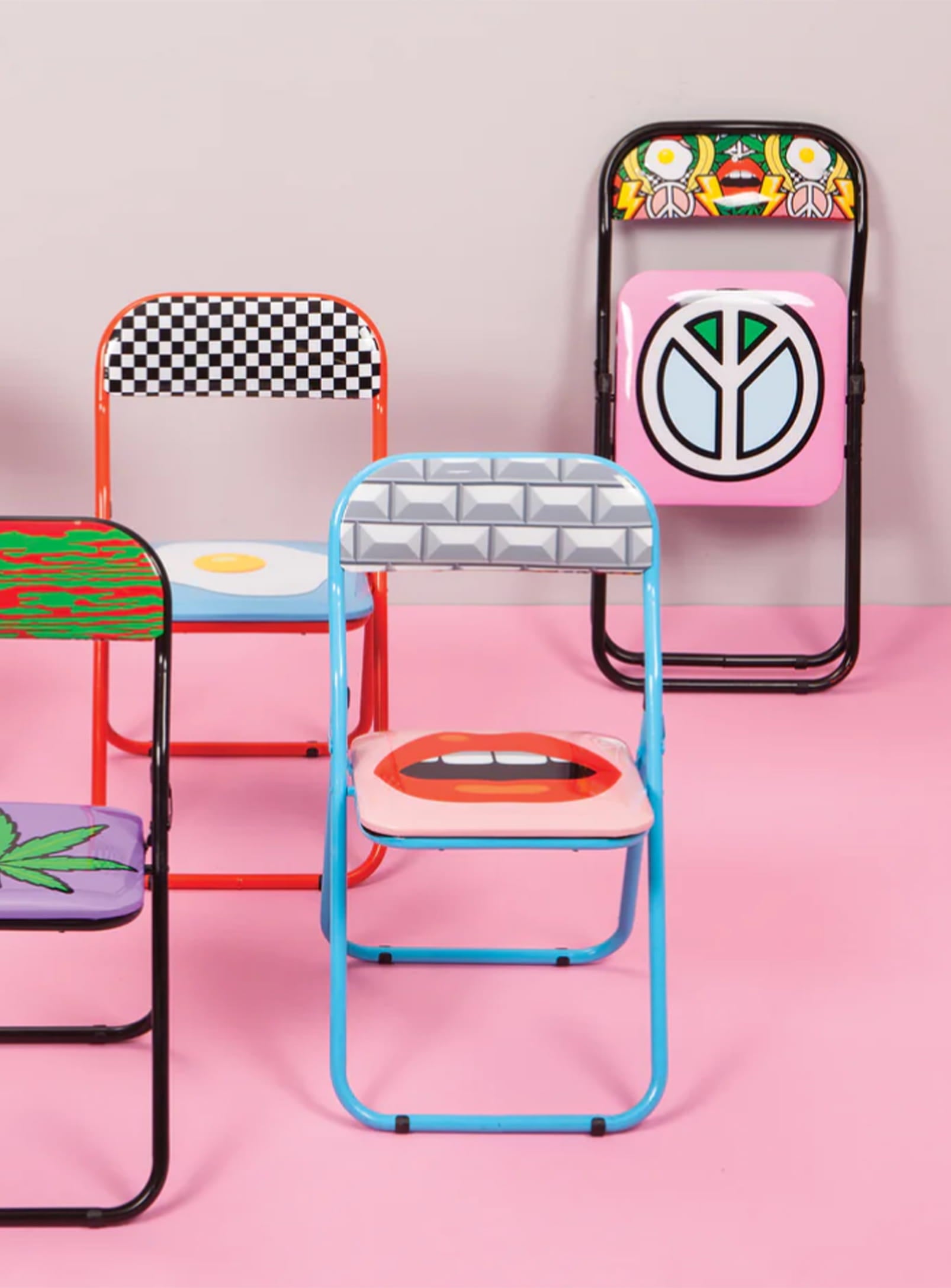 Blow: Folding Chair with Mouth Design - Seletti – Nüspace