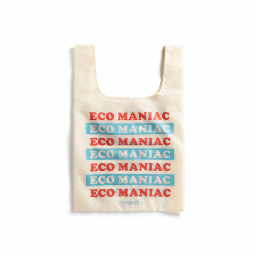 Optez pour l'éco-style avec le tote bag en nylon indéchirable de Brass Monkey. Durable, pratique et arborant l'illustration 'Eco Maniac', il devient votre allié pour des courses écologiques au quotidien.