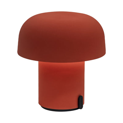 kooduu Sensa, lampe de table LED portable et rechargeable, en acier, orange