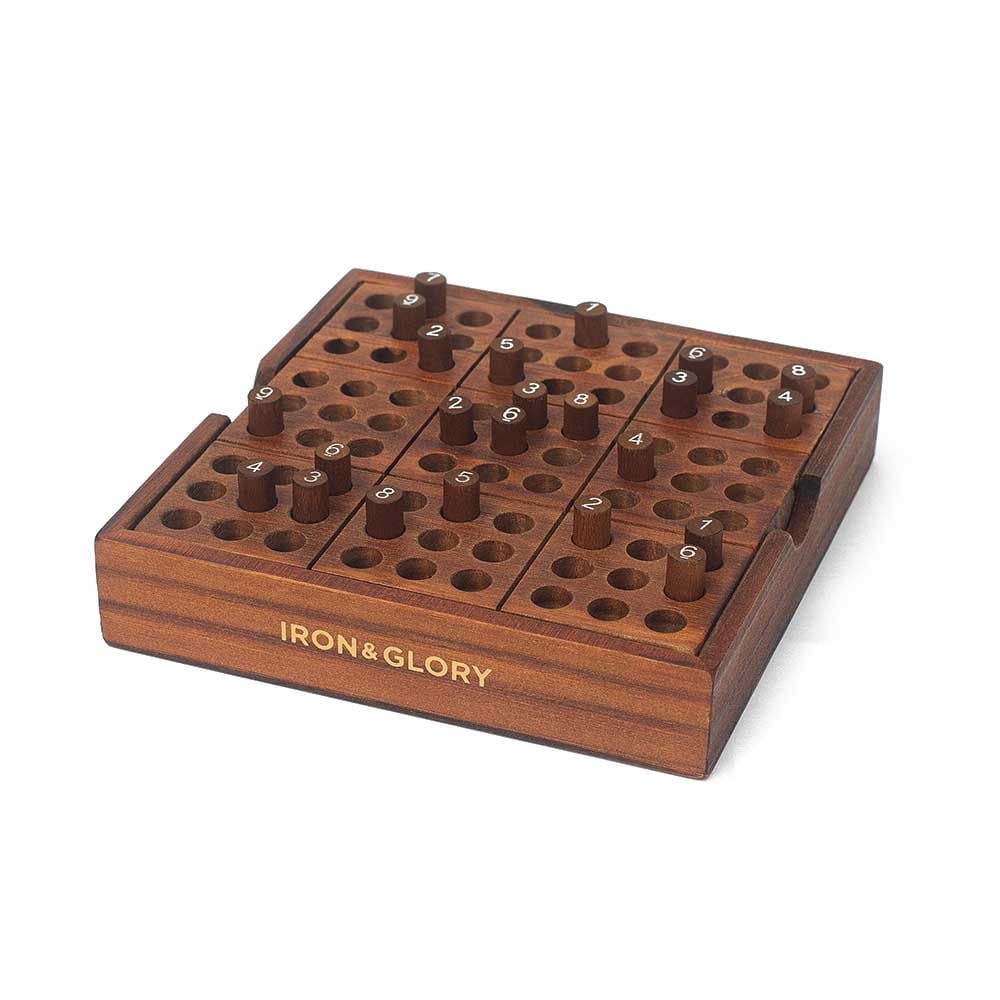 Jeu de casse-tête Sudoku en bois puzzle 3D anti-stress et décoratif