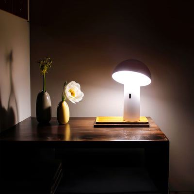 Si vous cherchez une lampe de table transportable et rechargeable qui ajoute une touche de sophistication à votre décor tout en étant pratique et facile à utiliser, Shitake de Newgarden est la lampe idéale pour vous.