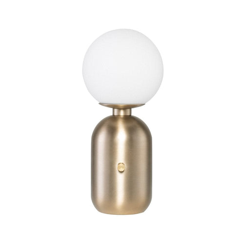 Nuevo Carina, lampe de table avec un globe, or
