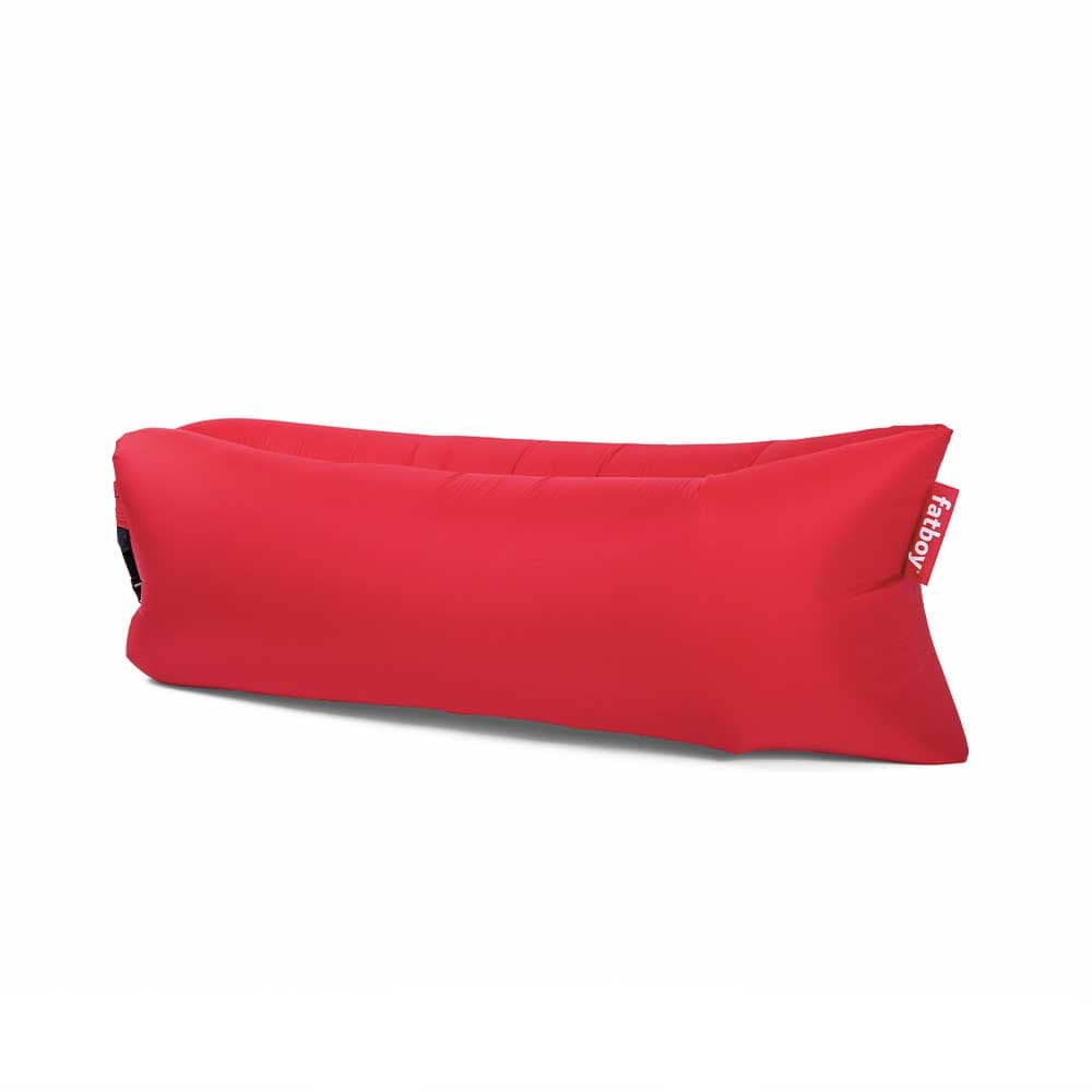 Fatboy Lamzac 3, siège gonflable pour s’asseoir ou s’allonger, en polyester, rouge