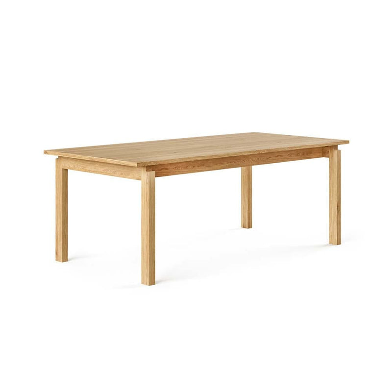 Gus* Modern Annex, table de salle à manger avec extensions, en bois, chêne blanc