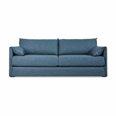 Gus* Modern Neru, canapé-lit facile à transformer en lit queen avec coussins intégrés, en tissu et bois, dawson admiral