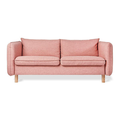 Gus* Modern Rialto, canapé-lit de luxe facile à transformer en lit, en tissu et bois, dawson rose