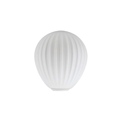 Umage Around the World, abat-jour enforme de montgolfière, en verre, blanc opaque, medium