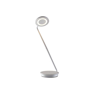 Pablo Designs Pixo Plus, lampe de travail LED flexible, en acier et aluminium, argent
