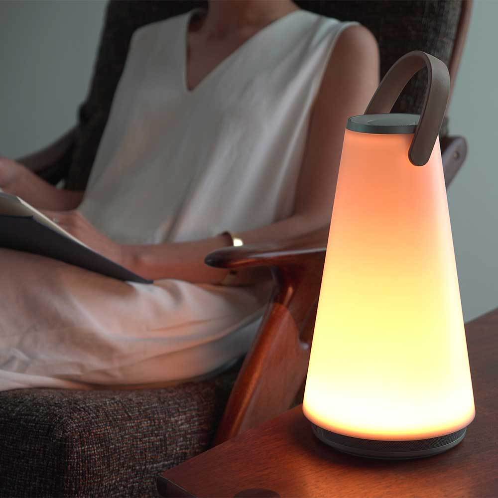 UMA, portable table lamp and bluetooth speaker by Pablo Designs