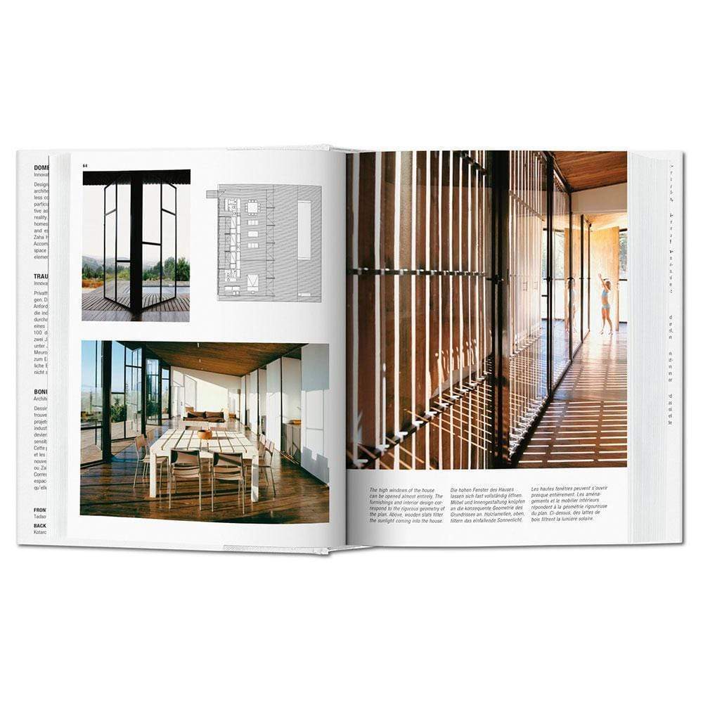 Plongez dans l'univers captivant de l'architecture moderne avec "100 Contemporary Houses" par Taschen. Ce livre présente des maisons uniques, alliant audace, innovation et créativité architecturale.