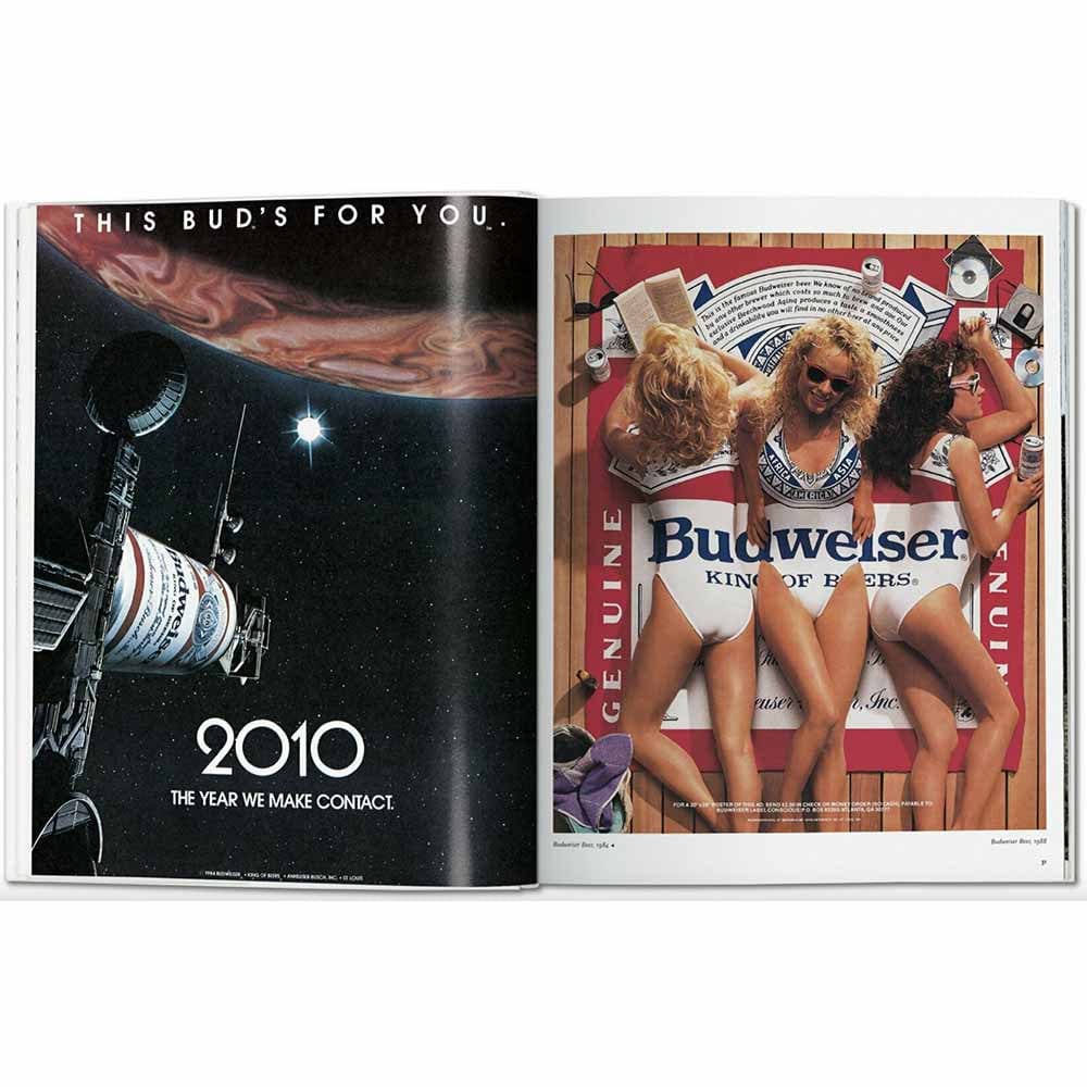 Explorez l'évolution publicitaire des années 80 avec "All-American Ads of the 80s" de Taschen. Des publicités emblématiques témoignant de l'extravagance, de la créativité et des changements culturels de la décennie.