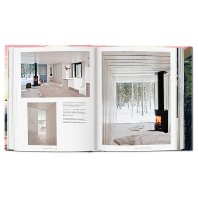 "Cabins" de Taschen : Invitation à la simplicité. Refuges minimalistes du monde entier, une vie consciente en harmonie avec la nature.