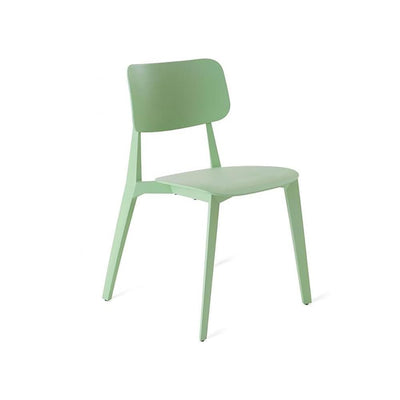 TOOU Stellar, chaise à dîner pour usage intérieur et extérieur, en polypropylène, vert