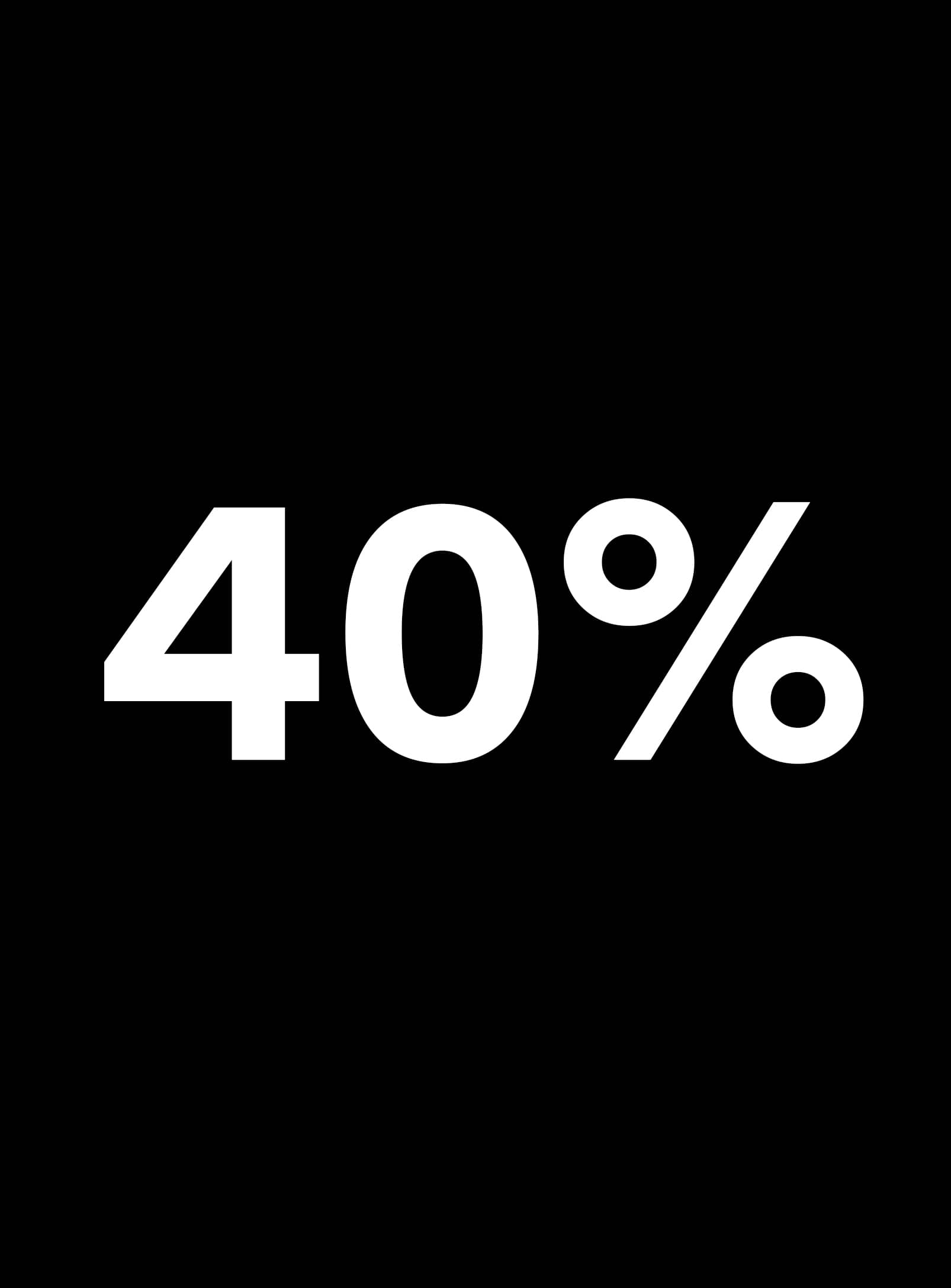 40%