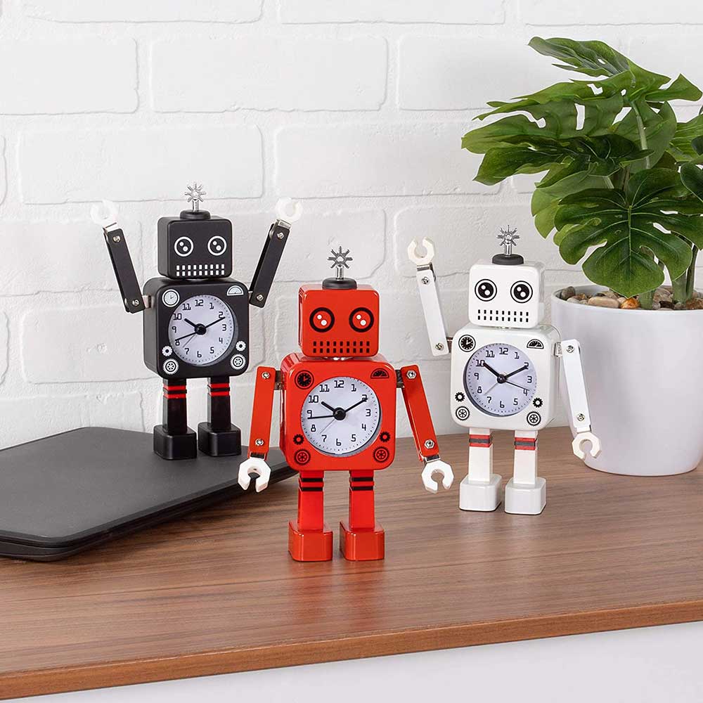Découvrez chez Nüspace une sélection unique de réveils esthétiques et fonctionnels, alliant designs contemporains, inspirations du mouvement Mid-century, et réveil robot ludique pour enfants.