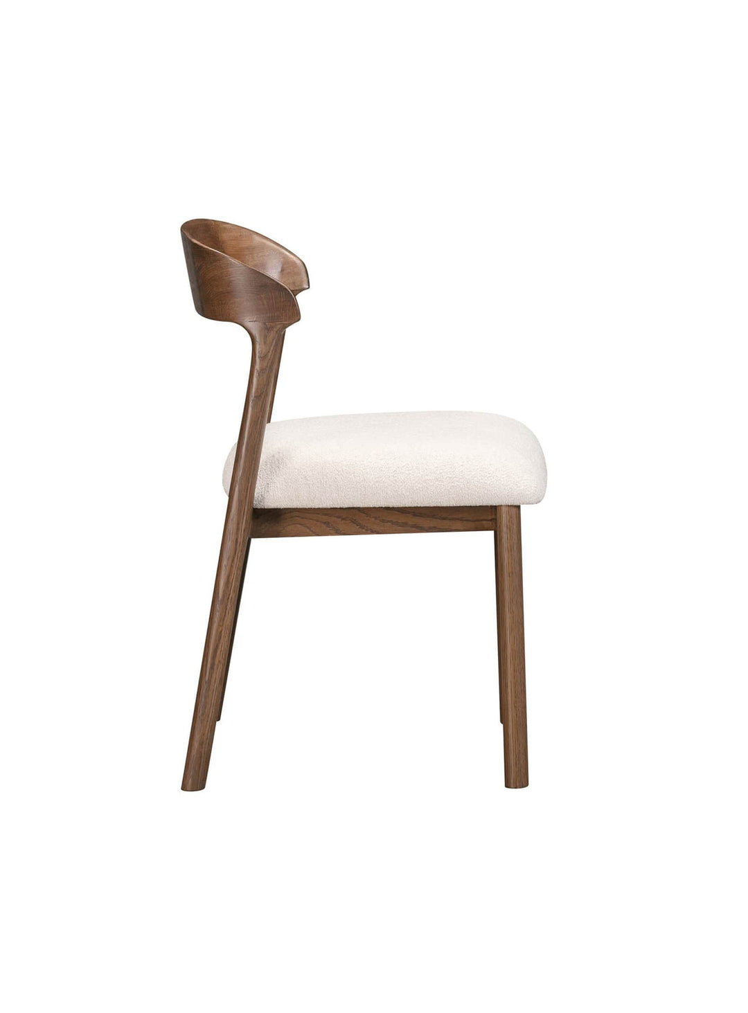 Chaise contemporaine Abstract : assise rembourrée et style raffiné.