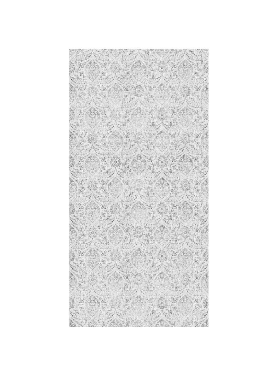Découvrez le tapis Agra d'Adama Alma, un tapis en vinyle gris résistant, élégant et facile à entretenir.