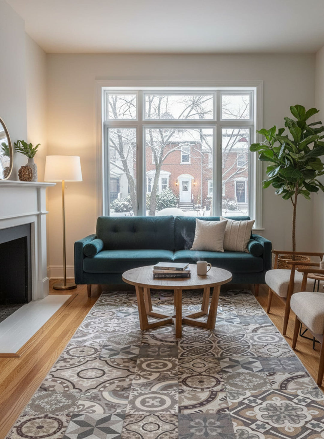 Tapis en vinyle Adama Alma Arena, hypoallergéniques et sûrs pour les animaux.