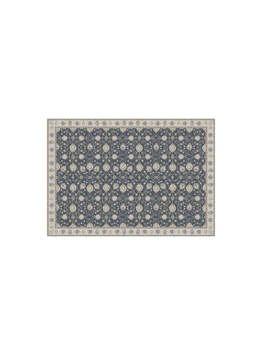 Napperons en vinyle Adama Alma Persan, motifs persans pour une table raffinée. armenia gris