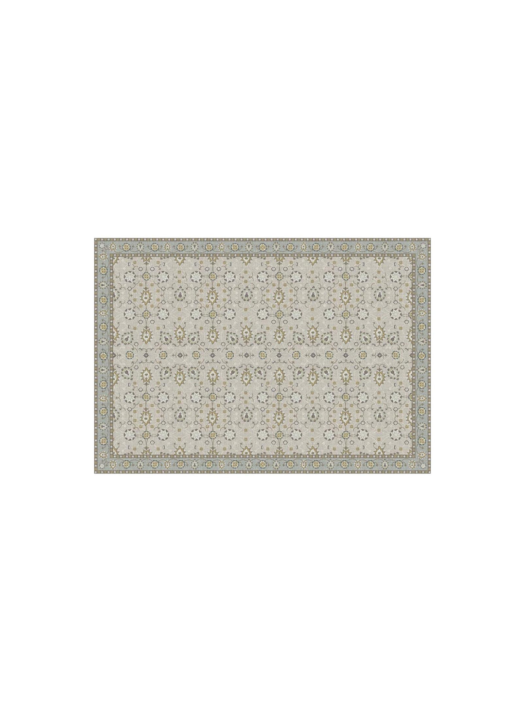 Napperons en vinyle Adama Alma Persan, résistants à l’eau et ultra pratiques. armenia ocre