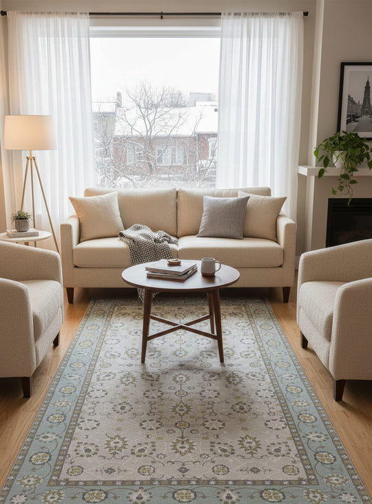 Tapis de vinyle Adama Alma Armenia, durables et stylés pour un intérieur élégant. ocre