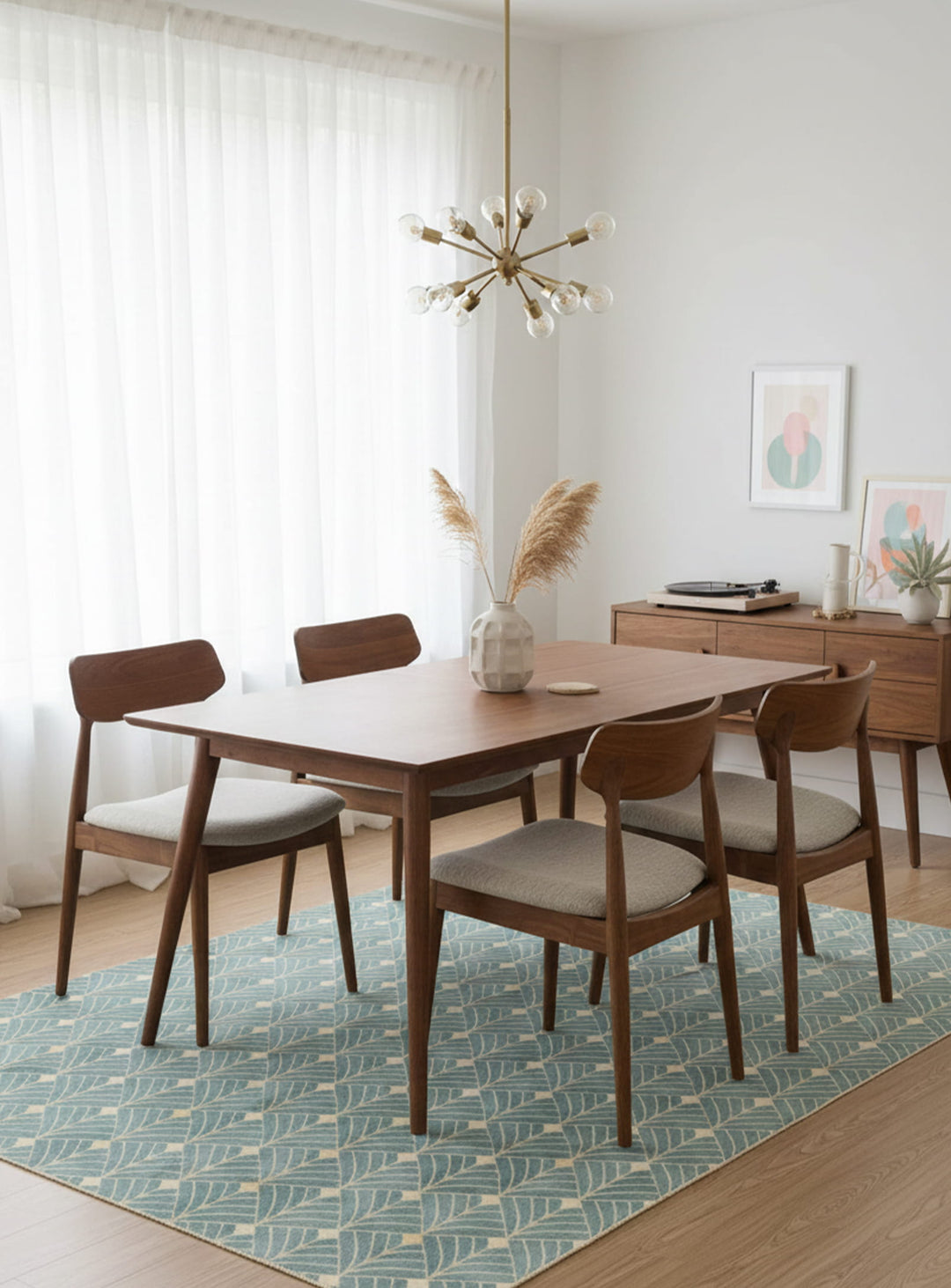 Tapis ArtDeco, facile à nettoyer et parfait pour familles actives.