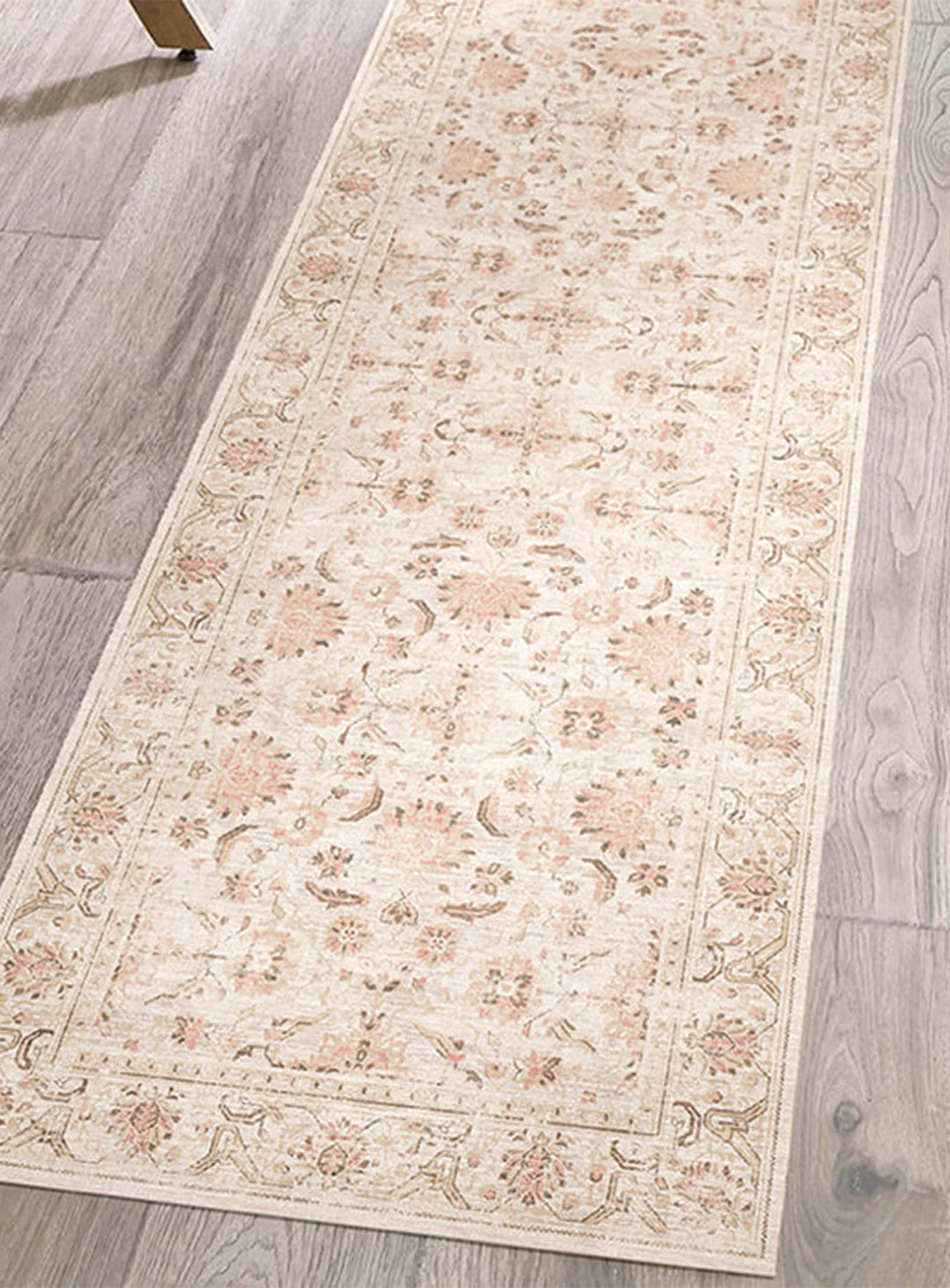 Tapis en vinyle Bazaar d’Adama Alma : solide, pratique et élégant. Beige.