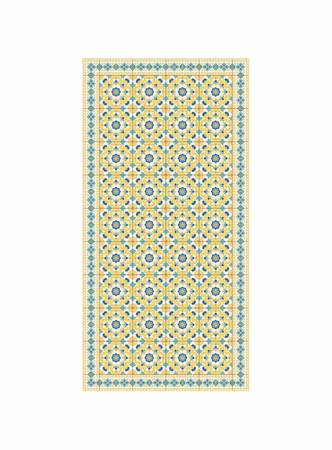 Tapis en vinyle Adama Alma Calidoscopi, antidérapants et idéals pour zones à fort trafic.