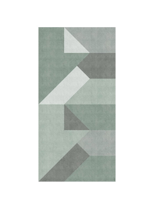 Tapis de vinyle Adama Alma Campo, antidérapants et idéals pour zones à fort trafic. vert