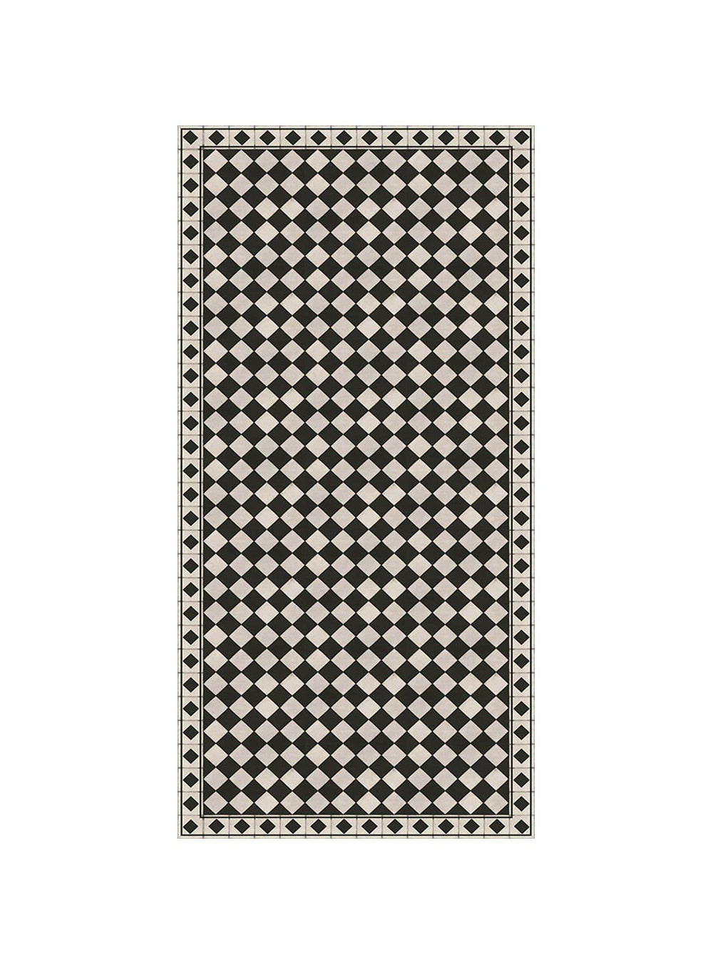 Tapis en vinyle Chess Adama Alma, résistant à l’eau et parfait pour fort trafic.