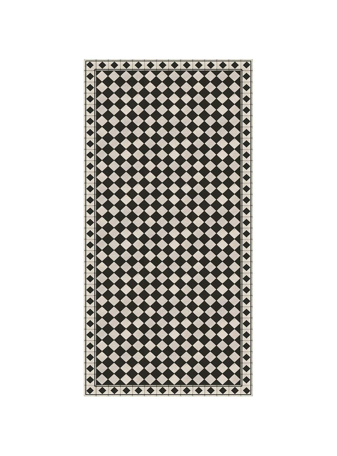 Tapis en vinyle Chess Adama Alma, résistant à l’eau et parfait pour fort trafic.