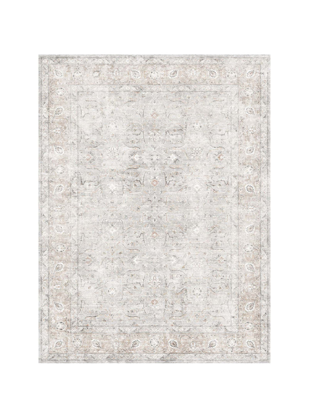 Tapis en vinyle Daniel Adama Alma, résistant et antidérapant pour zones à fort trafic. blanc