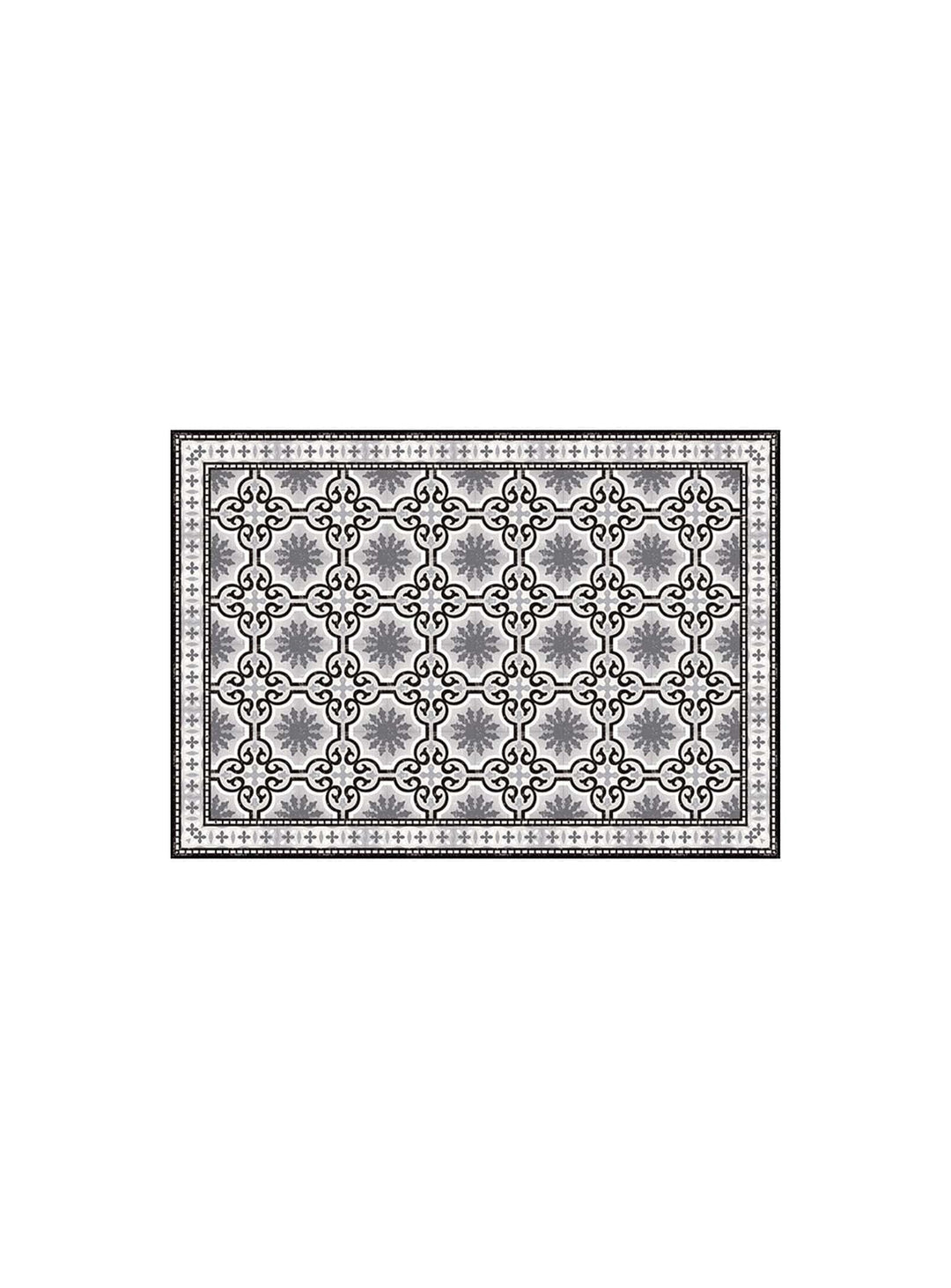 Napperons en vinyle Adama Alma Classiques, imperméables et simples à nettoyer. dream noir & blanc