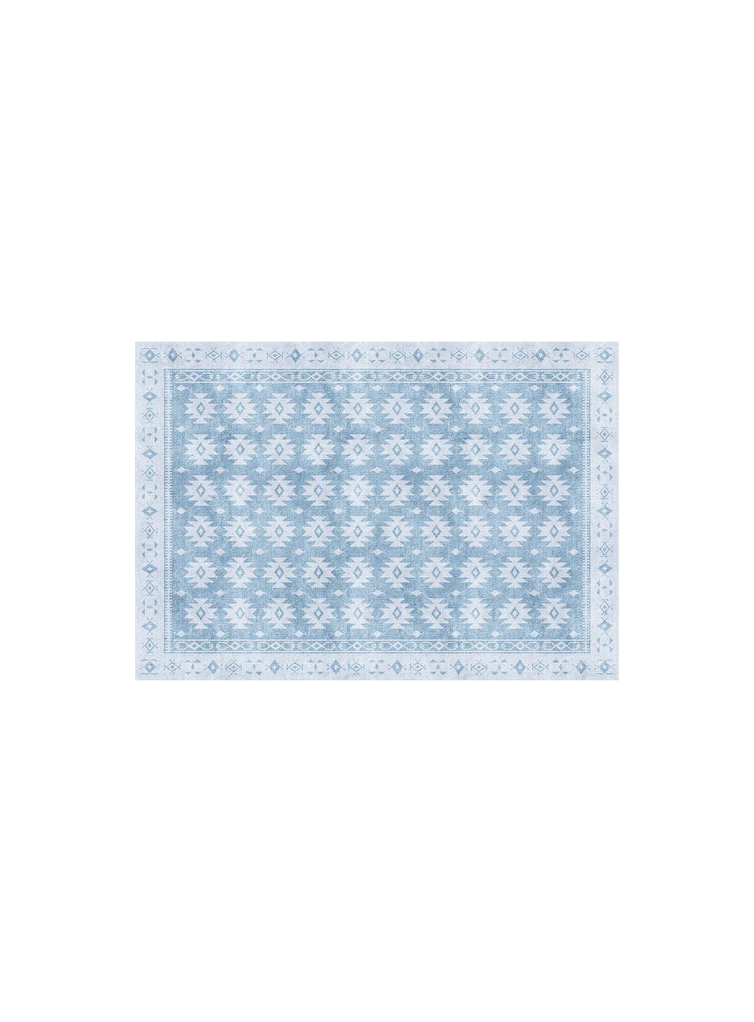 Napperons en vinyle Adama Alma Persan, touche culturelle pour sublimer vos repas. dune bleu