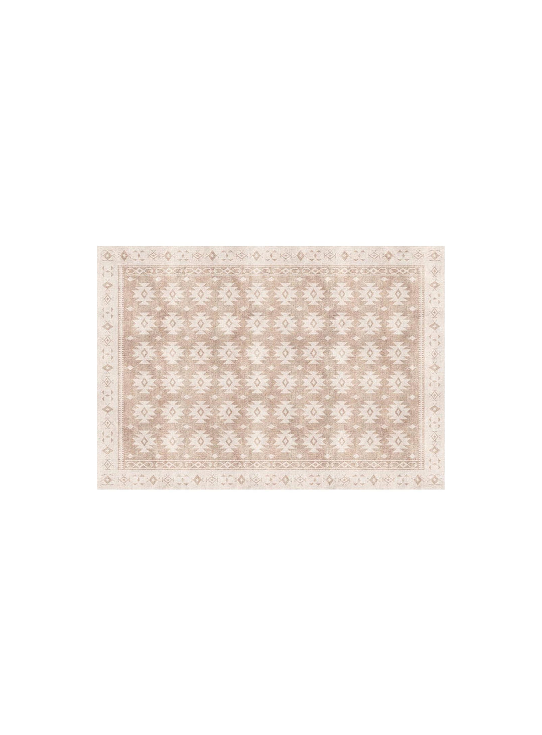 Napperons en vinyle Adama Alma Persan, imperméables et pratiques pour toutes tables. dune ocre