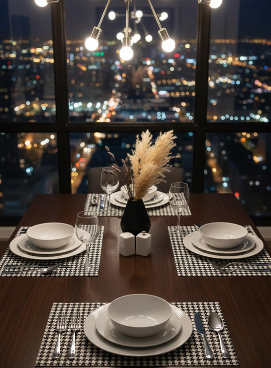 Napperons en vinyle Adama Alma Classiques, motifs variés pour une ambiance unique. falda