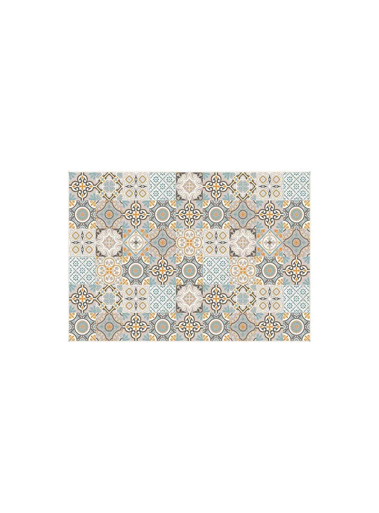 Napperons en vinyle Adama Alma Tuiles, design inspiré d’Europe et d’Amérique du Sud. fresc