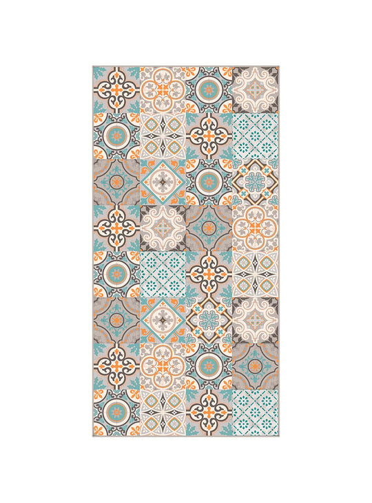 Tapis en vinyle Adama Alma Fresc, antidérapants et idéals pour zones à fort trafic.