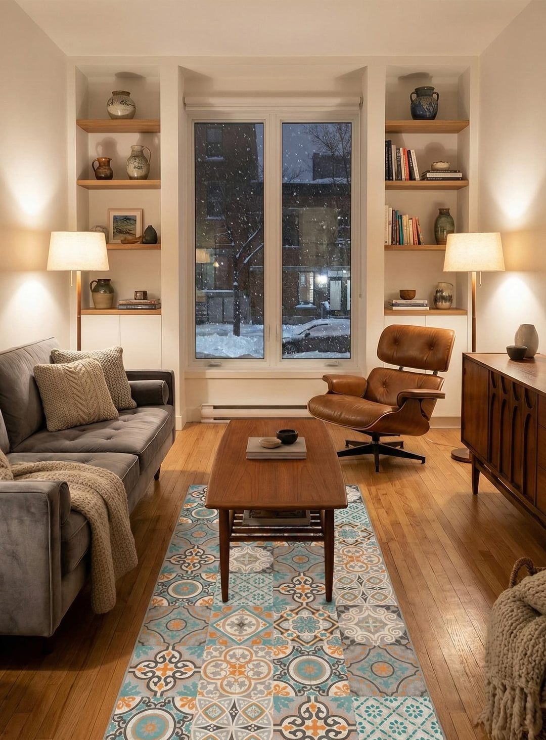 Tapis en vinyle Adama Alma Fresc, durables et parfaits pour un intérieur élégant.