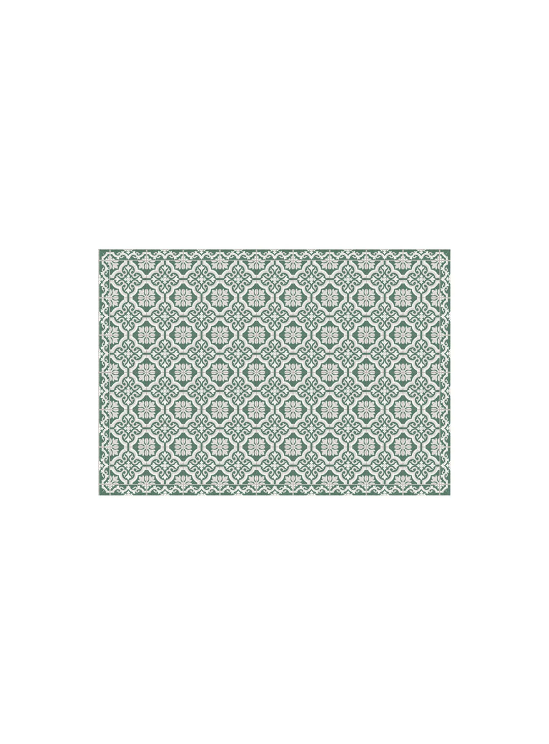 Napperons en vinyle Adama Alma Tuiles, élégance graphique et praticité réunies. gracia