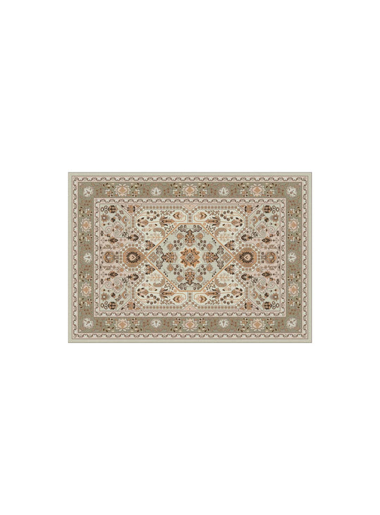 Napperons en vinyle Adama Alma Persan, décor tendance inspiré de l’art persan. granada beige