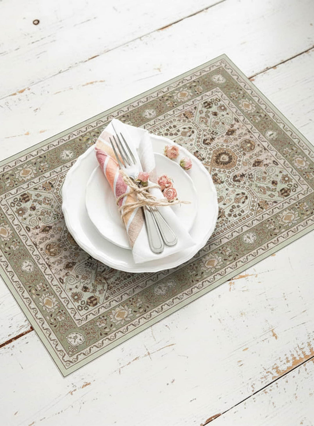 Napperons en vinyle Adama Alma Persan, élégance durable et style persan pour chaque repas. granada