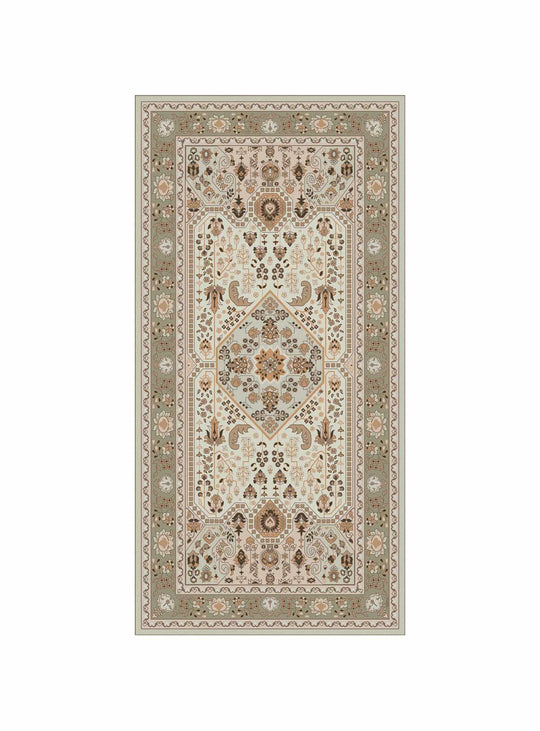 Tapis en vinyle Adama Alma Granada, antidérapants et idéals pour zones à fort trafic. beige