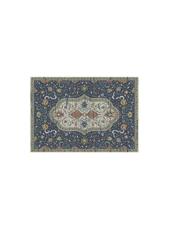 Napperons en vinyle Adama Alma persan, faciles à nettoyer et ultra pratiques. hamsa gris