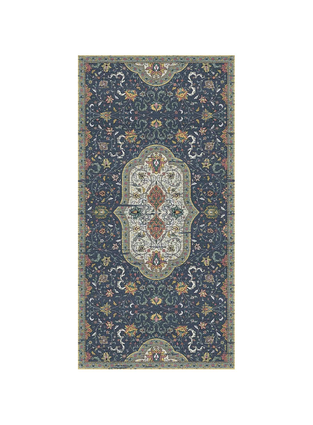 Tapis de vinyle Adama Alma Hamsa, faciles à nettoyer et adaptés aux foyers actifs. gris