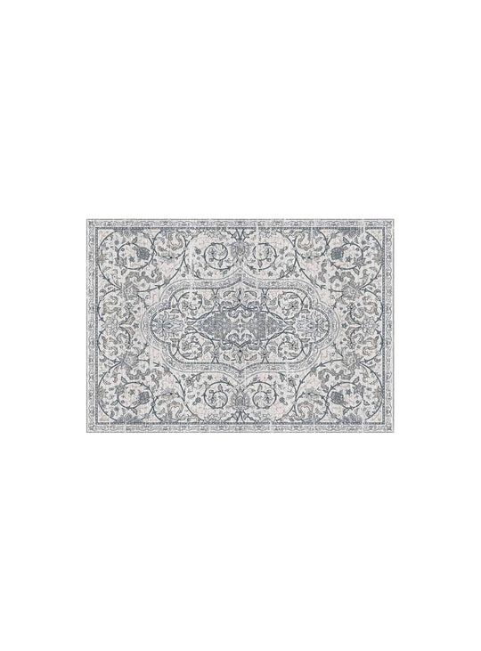 Napperons en vinyle Adama Alma persan, motifs raffinés pour une table stylée. hamsa blanc