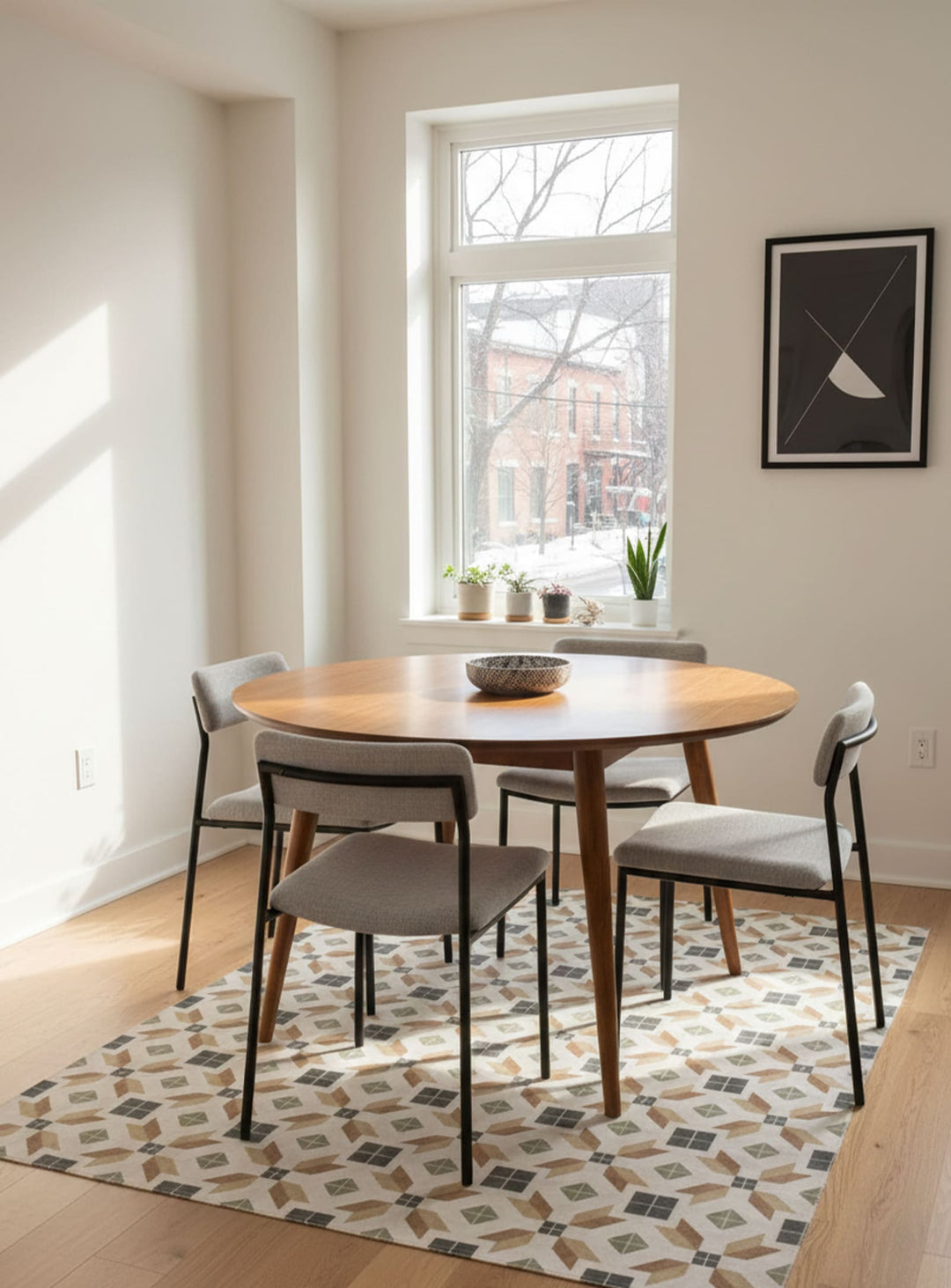 Tapis en vinyle Adama Alma Justin, durables et stylés pour sublimer votre intérieur.