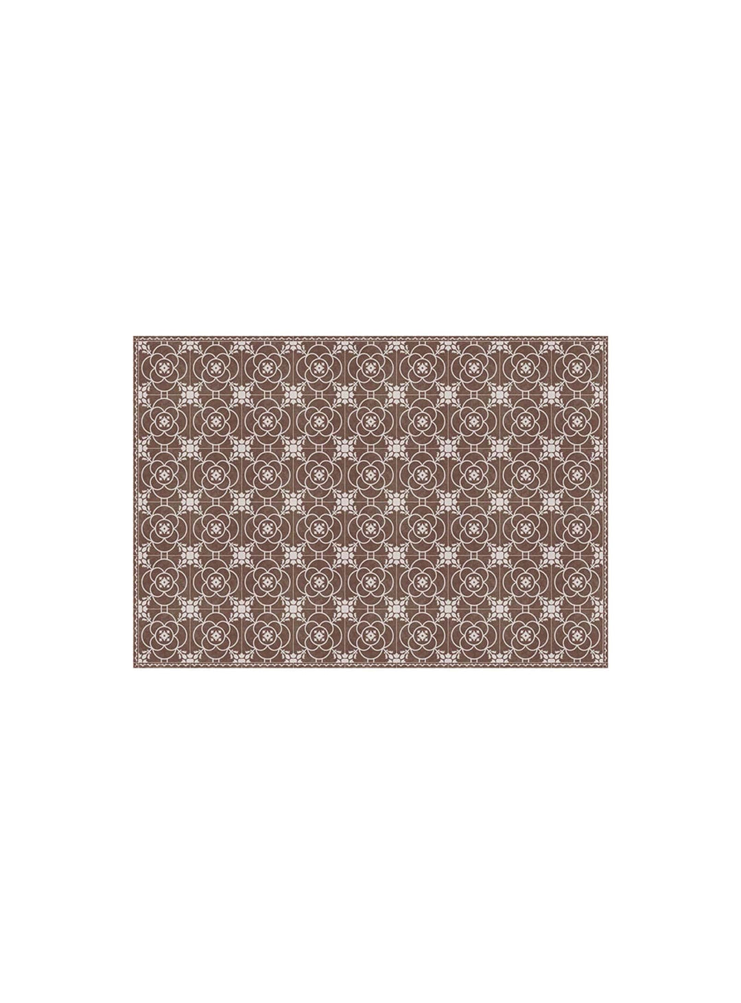 Napperons en vinyle Adama Alma Tuiles, faciles d’entretien et ultra décoratifs. lisa brun