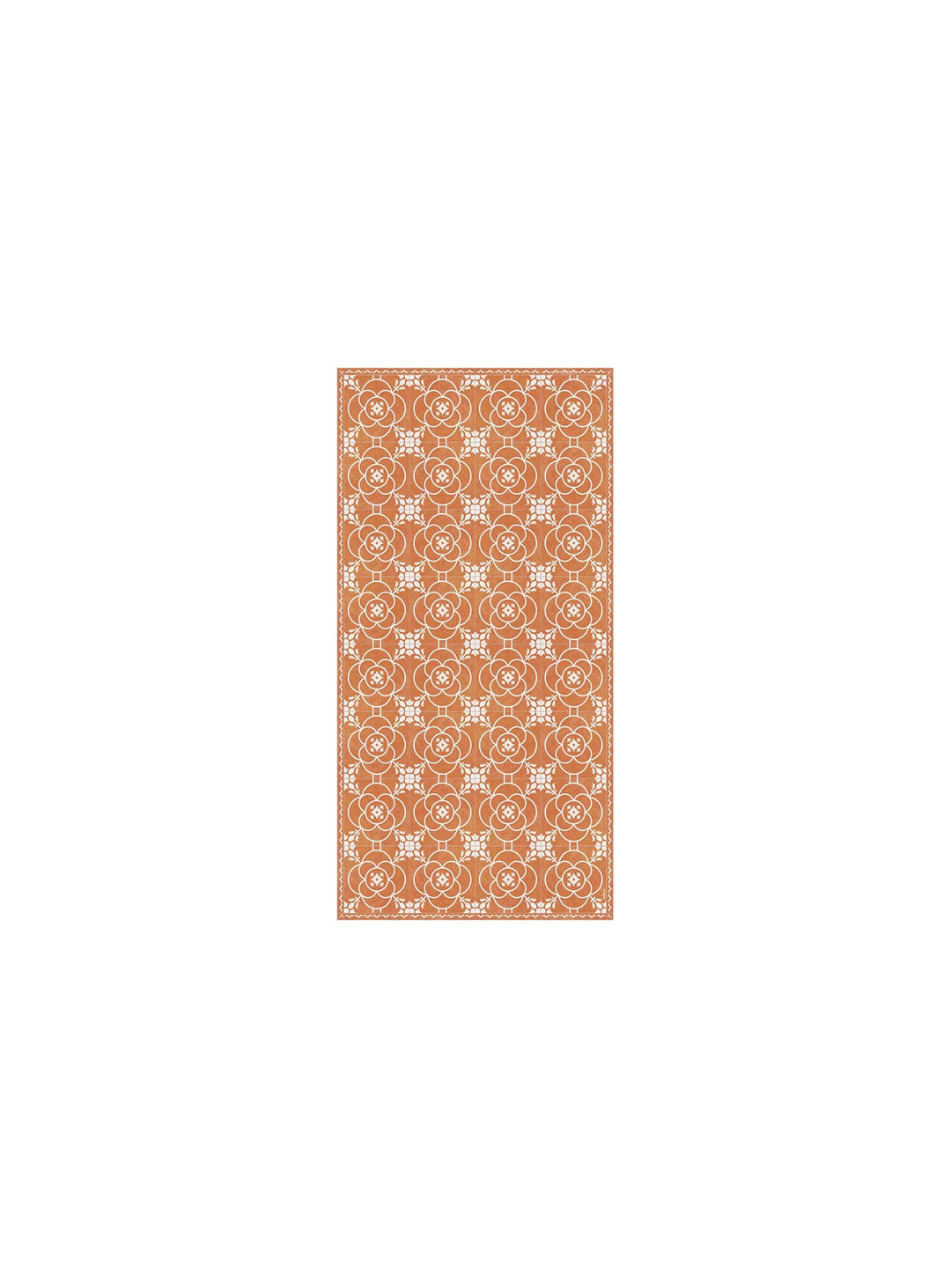 Chemins de table en vinyle Adama Alma Tuiles, un voyage visuel à chaque repas. lisa orange